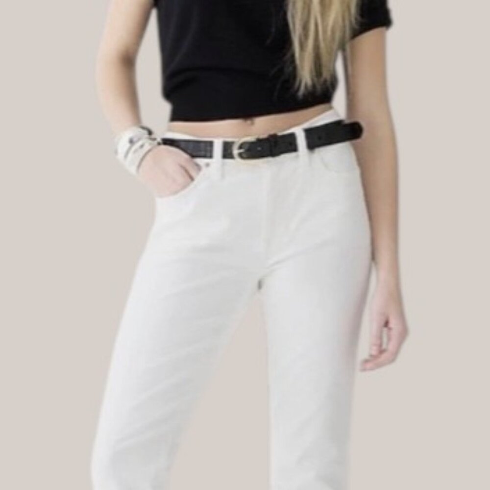 J. Crew Wm's 9" vintage slim-straight jean in white Sz 29 NWT#589 - Picture 2 of 8